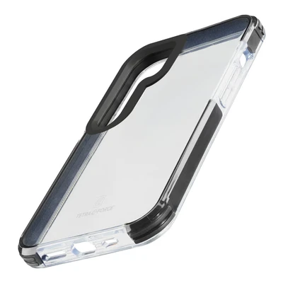 Image de Cellularline Tetra Force Strong Guard Galaxy S24+ Étui Souple Ultra Protecteur Bords et Coins renforcés Amortit dissipe Les Chocs Chutes Transparent