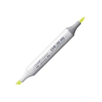Image de COPIC Sketch Y00, Barium Yellow, Twin Marker avec Une Pointe Moyenne et Pinceau