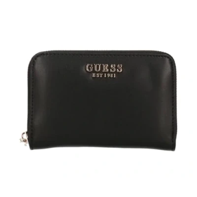 Image de GUESS Laurel SLG Medium Zip Around, Wallet Women, Noir, Taille Unique