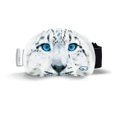 Image de Soggle Housse de protection pour lunettes ski en microfibre (taille unique) Couleur : yeux snowleopard