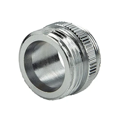Image de tecuro Adaptateur de raccordement Pour robinetterie M24 x 1 vers 3/4&quot; Avec moletage Laiton Chromé 20091