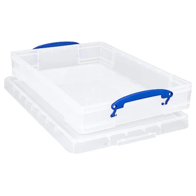 Image de Really Useful Box Boîte à fiche en polypropylène 19 L Transparent