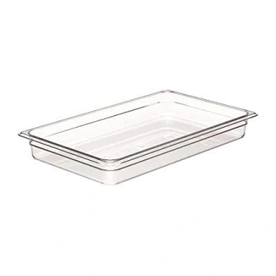 Image de Cambro DM740 Poêle en polycarbonate 1/1 Gastronorm Transparent 65 mm