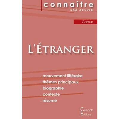 Image de Fiche de lecture L&#039;Étranger Albert Camus (analyse littéraire référence et résumé complet) Livre d’occasion Très bon