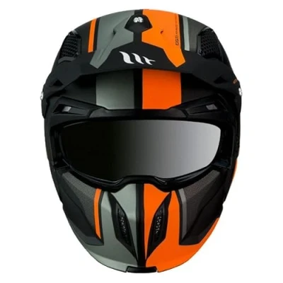 Image de Casque moto cross simple ecran transformable avec mentonniere amovible MT Helmets Streetfighter Sv Twin C4 (Ece 22.06)