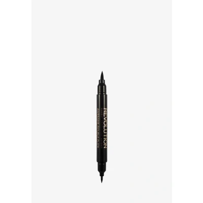 Image de Makeup Revolution Thick &amp; thin dual Liquid Eyeliner Eyeliner, Taille: 1 ml,