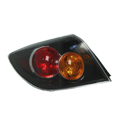Image de ABAKUS 216 1964L UQ Feu arrière gauche Partie extérieure W21W, W21/5W noir sans porte lampe, ampoule MAZDA: 3 5 portes