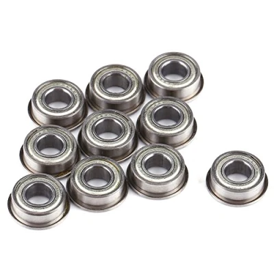 Image de 10 Pièces F686ZZ Mini Roulements à Billes en Acier Double Blindage Métal Gorge Profonde Miniatures Blindés Scellés Caoutchouc pour Petits Projets D&#039;axe/Tige de 6 Mm * 1