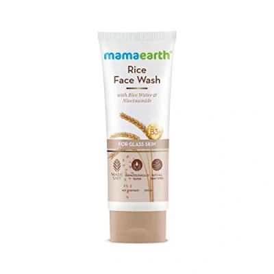Image de Nettoyant visage au riz avec eau de et niacinamide pour peau verre 100 ml