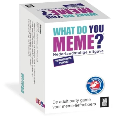 Image de Megableu 678986 What Do You Meme Jeu de Cartes Le pour Les fêtes Version néerlandaise 18 Ans et Plus