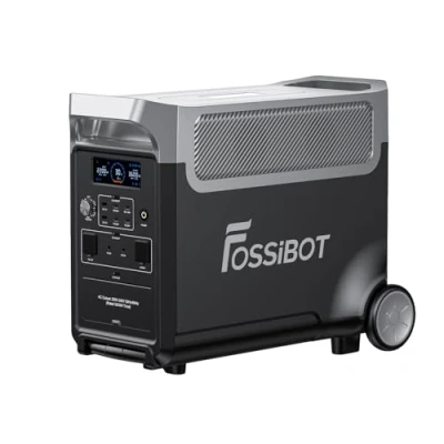 Image de FOSSiBOT F3600 Pro Station électrique portable, Capacité 3840Wh, Batterie LFP 6500+ cycles, recharge rapide, puissance de sortie 3600 W, générateur solaire silencieux, pour la maison/camping/voyages