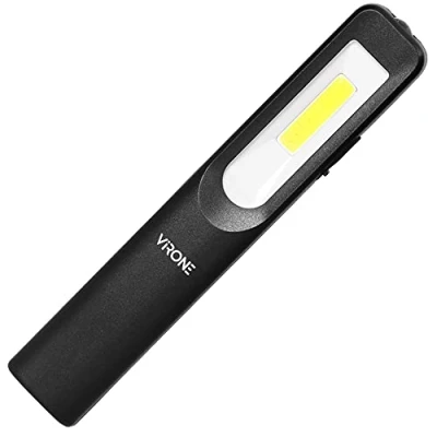 Image de Virone WL 2 Lampe Torche Rechargeable pour Atelier LED 3W 200lm + 50lm 1200mAh 3 Modes : 100% 50% Frontale avec Aimant Clip