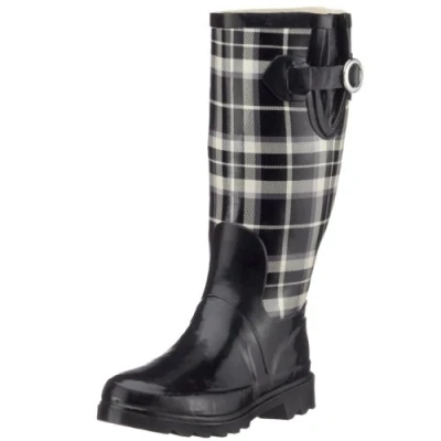 Image de Beck Femme Pepita Bottes bottines de pluie, Noir, 39 EU
