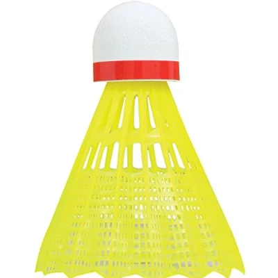 Image de Volants de badminton TECH 350, jupe: jaune, vitesse: rouge/rapide