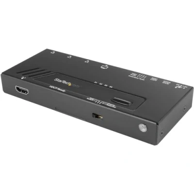 Image de StarTech.com Switch vidéo HDMI automatique à 4 ports avec commutation rapide 4K (VS421HD4KA)