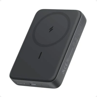 Image de Anker Zolo Batterie Externe sans Fil Compacte 10000mAh avec Recharge Rapide PD 30 W, Power Bank Magnétique, Chargeur Durable et Agréable au Toucher, pour iPhone Séries 16/15/14, AirPods, Autres