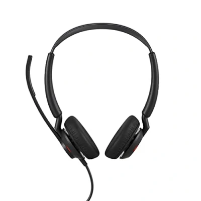 Image de Jabra Engage 50 II Micro Casque Filaire stéréo avec contrôle d’Appel Link 3 micros à réduction de Bruit et câble USB C Fonctionne Les Plateformes UC telles Que Zoom &amp; Unify Noir
