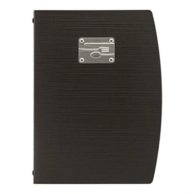 Image de Rio Securit Porte Menu format A4 avec 1 pochette Double Noir