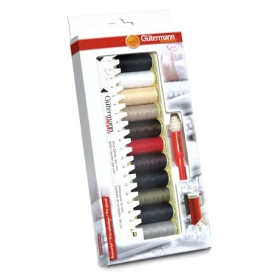 Image de Jeu De Fils À Coudre Gütermann Avec Hemstick Et Seam fix