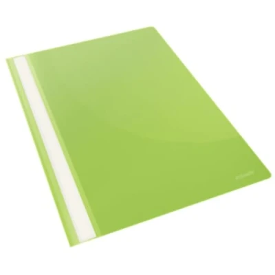 Image de ESSELTE 28317 Dossiers FASTENER PP mecanismo plástico con tarjetero DIN A4 color verde Vivida, vert
