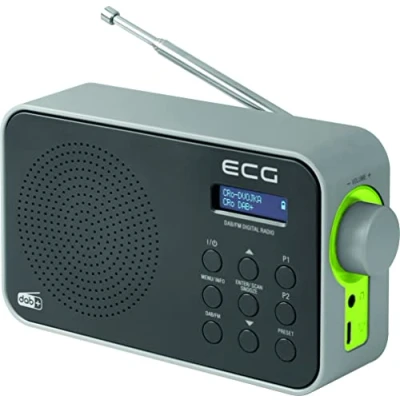 Image de Radio portable ECG RD 110 DAB DAB+/FM Affichage LCD Alarme intégrée