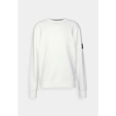 Image de Calvin Klein Jeans Badge CREW NECK Sweatshirt, Homme, Taille: XXS, Bright white