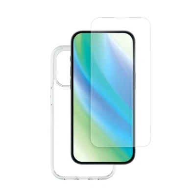 Image de Jaym Pack Integral Coque Souple + Verre Trempe 9h 2.5d Pour Apple Iphone 16 Neuf