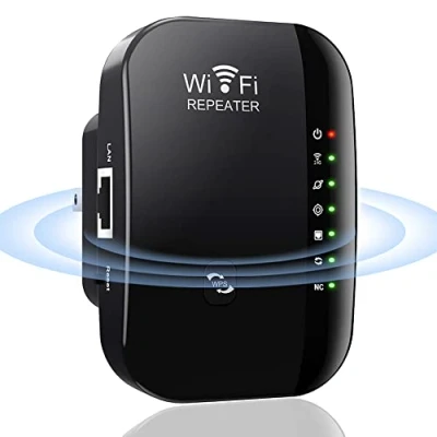 Image de Répéteur WiFi Puissant Nouveau Amplificateur Signal Booster 300Mbit/s 2,4GHz Supporte Le Mode AP avec WPS Fonction LAN/WAN RJ45 Ports