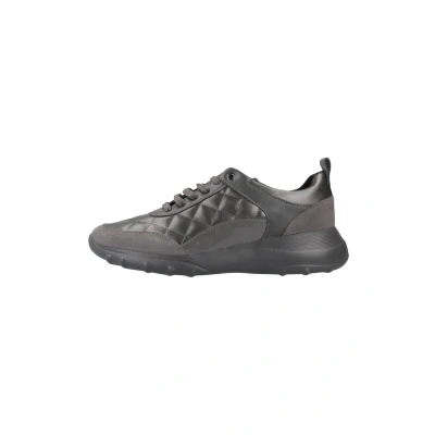 Image de Geox Alleniee Baskets basses, Femme, Taille: 39, Gris Cuir