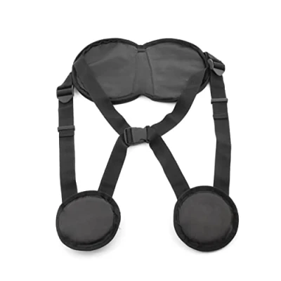 Image de InnovaGoods Correcteur de Posture Ajustable et Portable Colcoach, Conception Ergonomique, Facile à Transporter, Aide Améliorer la Posture, Noir, Taille Unique, Polyester