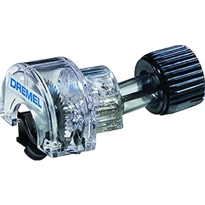 Image de Dremel 670 Adaptation Mini scie circulaire pour tronçonner dans le bois les outils multi usages Bleu