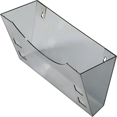 Image de helit H6103008 Support mural « The Grid », gris transparent