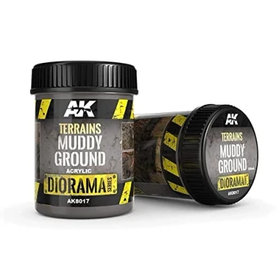 Image de AK Interactive : Pâte Terrains Effet terrestre flou, 250 ml (Acrilique)