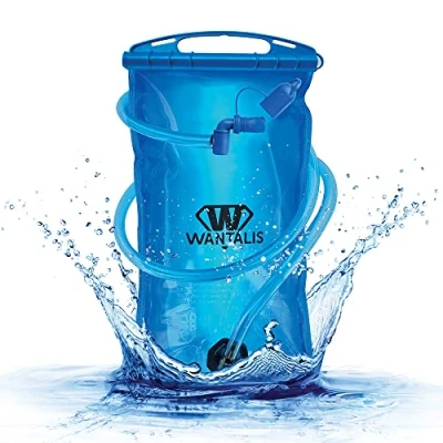 Image de Wantalis Flask Eco Poche à Eau Adulte Unisexe, Bleu, 2L