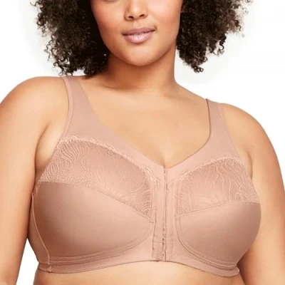 Image de Glamorise 1210 Full Coverage Bra, Opaque, Cappuccino, 115E Women&#039;s