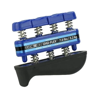 Image de Cando Appareil de Musculation la Main Digi Flex Bleu/Moyen 3,2 kg