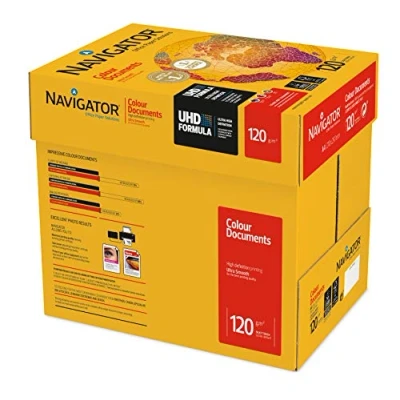Image de Navigator Color Documents Papier premium Blanc 120 g/m² A4 Carton de 8 x 250 feuilles