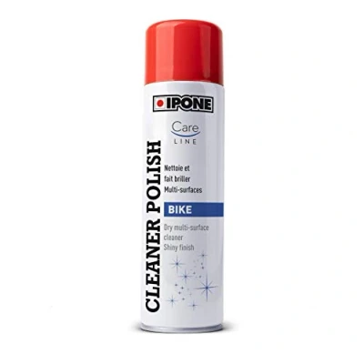 Image de IPONE Cire Nettoyante Moto Multi Surfaces Cleaner Polish Lustre et Fait Briller Nettoie sans Eau Ne laisse pas de Traces ni Fini Gras Enlève les micro rayures 250 ml