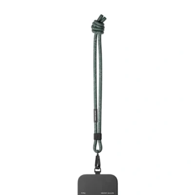 Image de Native Union City Grip Dragonne de téléphone Ajustable et détachable Universelle Fabriquée à partir 100% Polyester recyclé (Vert Ardoise)