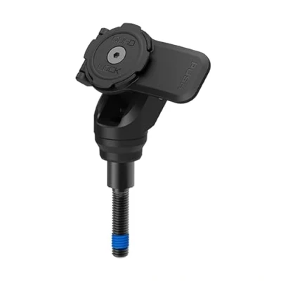 Image de Support moto à tige filetée QUAD LOCK Pro Aluminium anodisé noir Réglable 135 Design élégant