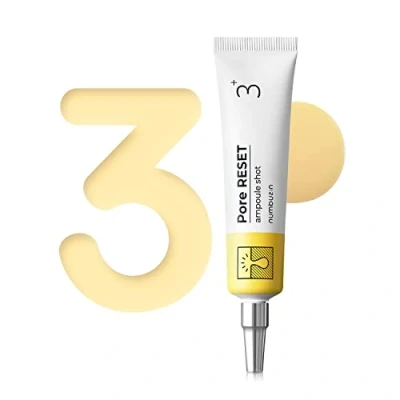 Image de numbuzin No.3 Pore Reset Ampoule Shot 0,25 fl oz / 25 ml Soin des pores, Apaisant, Atténue les irritations, Haute efficacité, Élasticité, Illumination