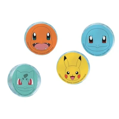 Image de Balle rebondissante Pokemon 4cm 4 pièces