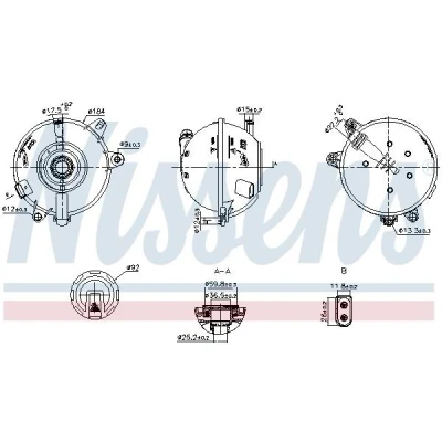 Image de NISSENS 996324 Vase d&#039;Expansion 1,3 avec cache, capteur