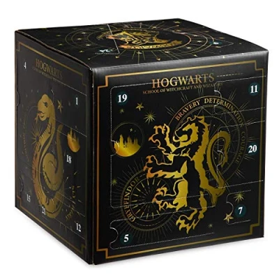 Image de Harry Potter Calendrier De L’Avent, Advent Calendar 2021 avec 24 Surprises Enfant Fille Bijoux, Accessoires Cheveux, Badge Gryffondor, Porte Clé, Autocollant Et Stylo Baguette Magique