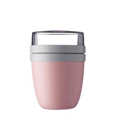 Image de Mepal pot à déjeuner Ellipse Nordic pink bol muesli pratique 500 ml, yaourt, boîte convient au congélateur, micro ondes et lave vaisselle