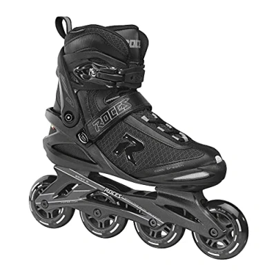 Image de Roces Icon Rollers en Ligne pour Hommes, Noir/Turquoise, 47
