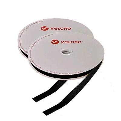 Image de Velcro® Bande auto agrippante à coudre 10 mm Noire 2 m