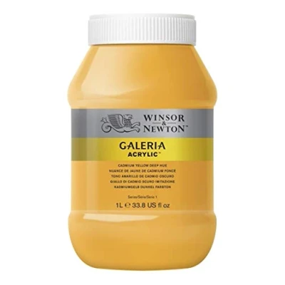 Image de Winsor &amp; Newton Acrylique Galeria 1L Nuance De Jaune Cadmium Foncé Série 1
