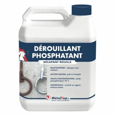 Image de Metaltop Décapant Rouille Incolore RAL Pot 1 L