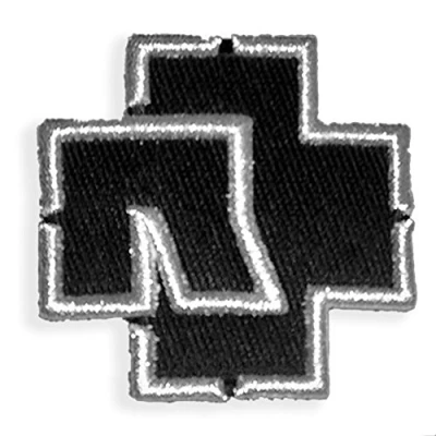 Image de Rammstein Écusson Aufnäher &quot;Logo&quot;, 7,5 x cm, produit officiel du groupe